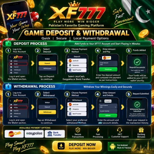 XF777 Game Deposit & Withdrawal