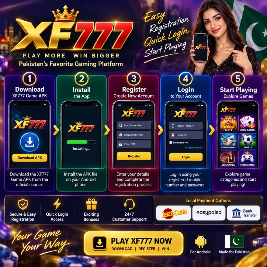 XF777 Game Registration & Login